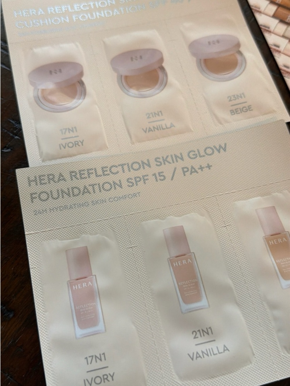 7-piece Makeup Foundation Sample Bundle - Picture 2 of 6